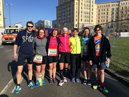 Cha-Wi-Team starklar vor dem Halbmarathon 2018